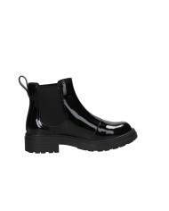 Clarks Orinoco3 Lane.26184623 Stivaletto stile Beatles da donna in pelle verniciata Nero