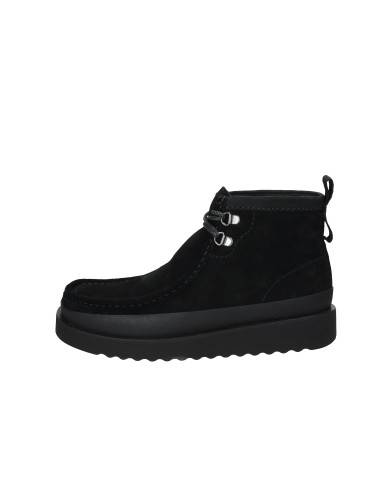 Clarks WallabeeFTR2Hi.26183461 Polacchino allacciato da uomo in pelle scamosciata Nero Clarks WallabeeFTR2Hi.26183461 Polacchino allacciato da uomo in pelle scamosciata Nero