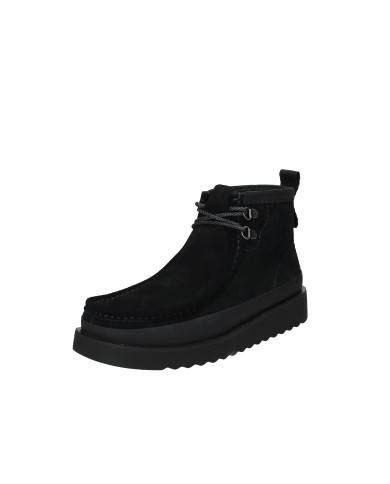 Clarks WallabeeFTR2Hi.26183461 Polacchino allacciato da uomo in pelle scamosciata Nero Clarks WallabeeFTR2Hi.26183461 Polacchino allacciato da uomo in pelle scamosciata Nero