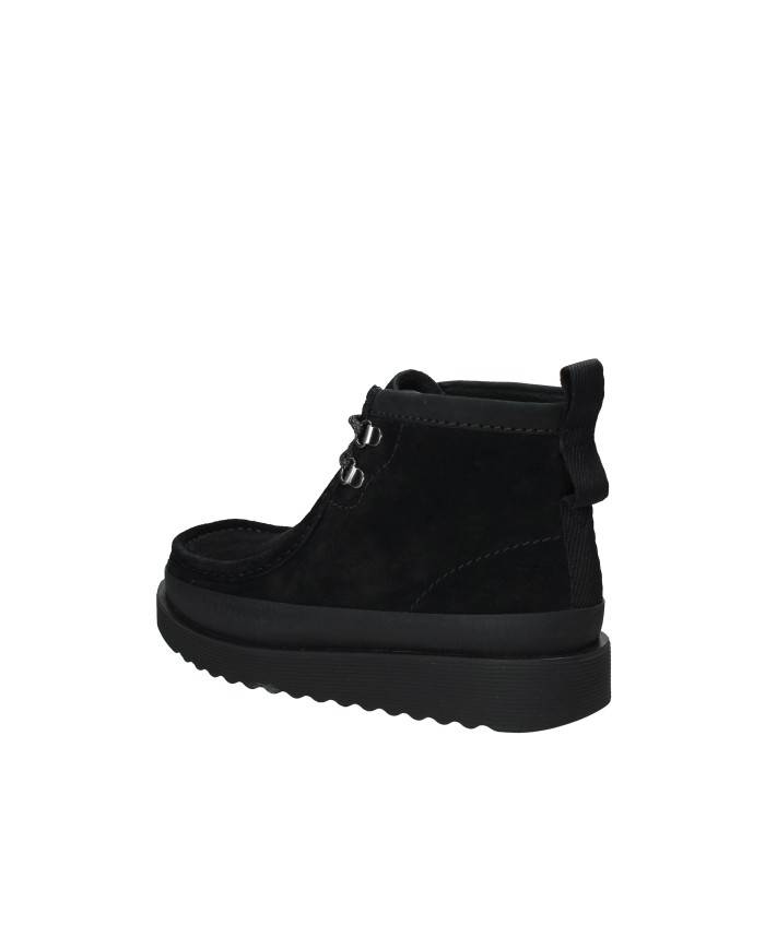 Clarks WallabeeFTR2Hi.26183461 Polacchino allacciato da uomo in pelle scamosciata Nero Clarks WallabeeFTR2Hi.26183461 Polacchino allacciato da uomo in pelle scamosciata Nero