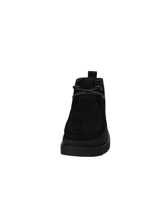 Clarks WallabeeFTR2Hi.26183461 Polacchino allacciato da uomo in pelle scamosciata Nero Clarks WallabeeFTR2Hi.26183461 Polacchino allacciato da uomo in pelle scamosciata Nero