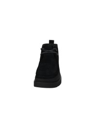 Clarks WallabeeFTR2Hi.26183461 Polacchino allacciato da uomo in pelle scamosciata Nero