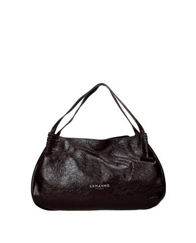 Ermanno Scervino 12402052 Borsa a spalla in ecopelle lucida Testa Moro Ermanno Scervino 12402052 Borsa a spalla in ecopelle lucida Testa Moro