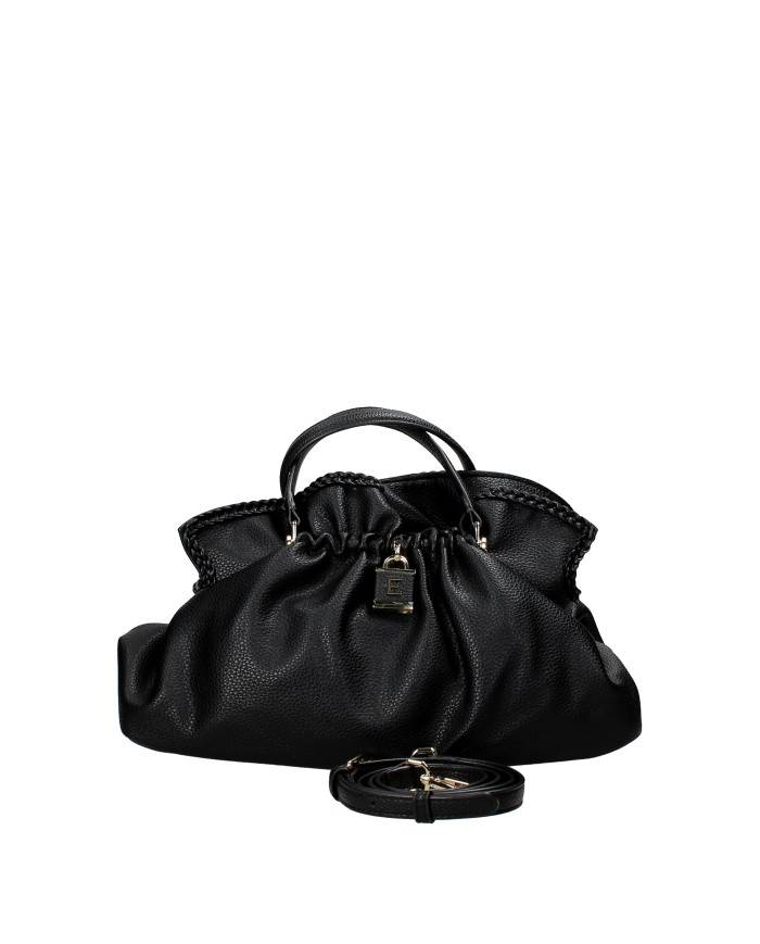Ermanno Scervino 12402056 Borsa media due manici e tracolla in ecopelle Nero