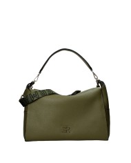 Ermanno Scervino 12402013 Borsa large a spalla e tracolla in ecopelle Verde Militare Ermanno Scervino 12402013 Borsa large a spalla e tracolla in ecopelle Verde Militare