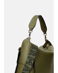 Ermanno Scervino 12402013 Borsa large a spalla e tracolla in ecopelle Verde Militare Ermanno Scervino 12402013 Borsa large a spalla e tracolla in ecopelle Verde Militare