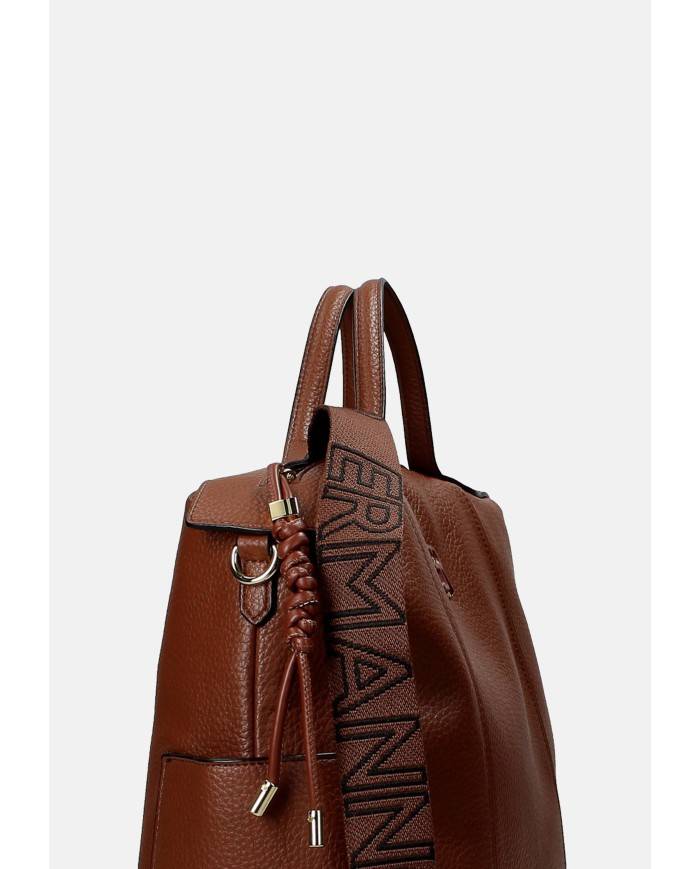 Ermanno Scervino 12402047 Borsa grande a mano e tracolla in ecopelle Marrone Ermanno Scervino 12402047 Borsa grande a mano e tracolla in ecopelle Marrone