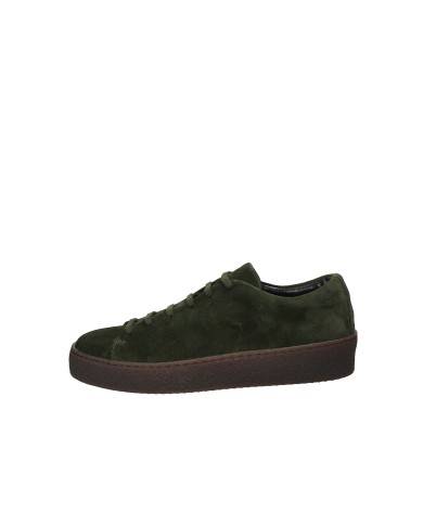 Pawelk's 25450 Sneaker bassa uomo in pelle scamosciata Verde Militare Pawelk's 25450 Sneaker bassa uomo in pelle scamosciata Verde Militare