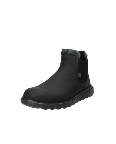 Hey Dude Shoes Branson Classic.060 Beatles in ecopelle e tessuto Nero Hey Dude Shoes Branson Classic.060 Beatles in ecopelle e tessuto Nero