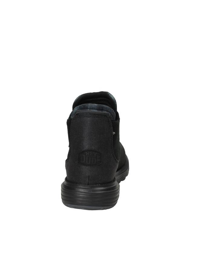 Hey Dude Shoes Branson Classic.060 Beatles in ecopelle e tessuto Nero Hey Dude Shoes Branson Classic.060 Beatles in ecopelle e tessuto Nero
