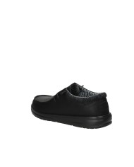 Hey Dude Shoes Paul Classic.060 Mocassino uomo in eco nabuk Nero Hey Dude Shoes Paul Classic.060 Mocassino uomo in eco nabuk Nero