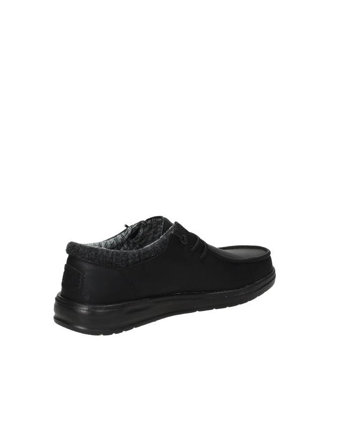 Hey Dude Shoes Paul Classic.060 Mocassino uomo in eco nabuk Nero Hey Dude Shoes Paul Classic.060 Mocassino uomo in eco nabuk Nero
