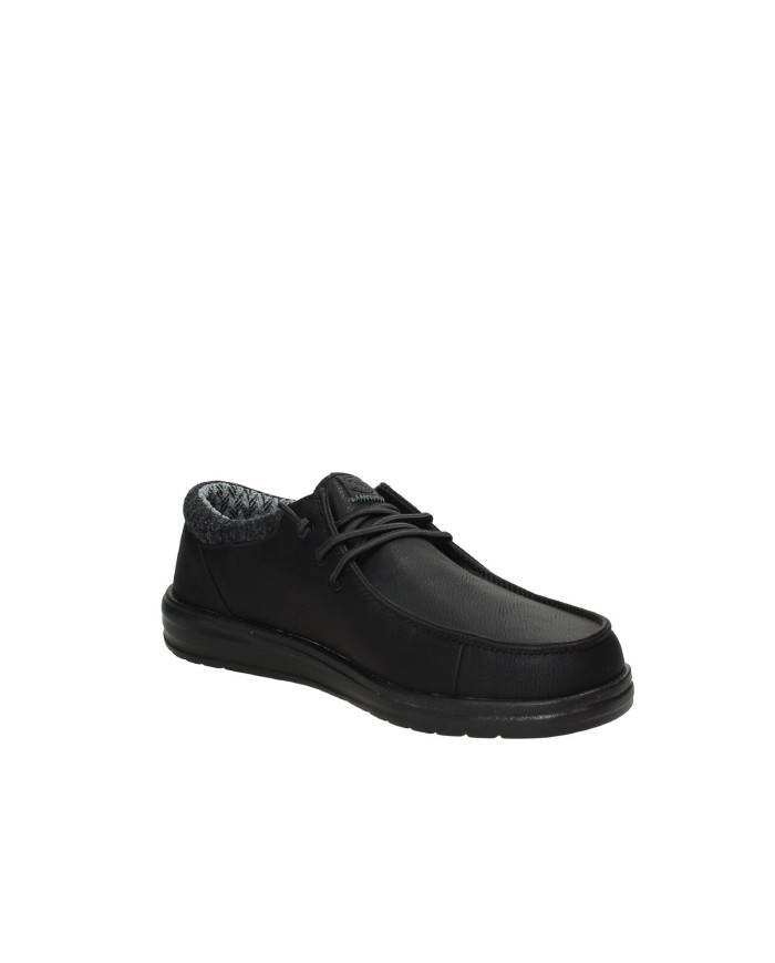 Hey Dude Shoes Paul Classic.060 Mocassino uomo in eco nabuk Nero Hey Dude Shoes Paul Classic.060 Mocassino uomo in eco nabuk Nero