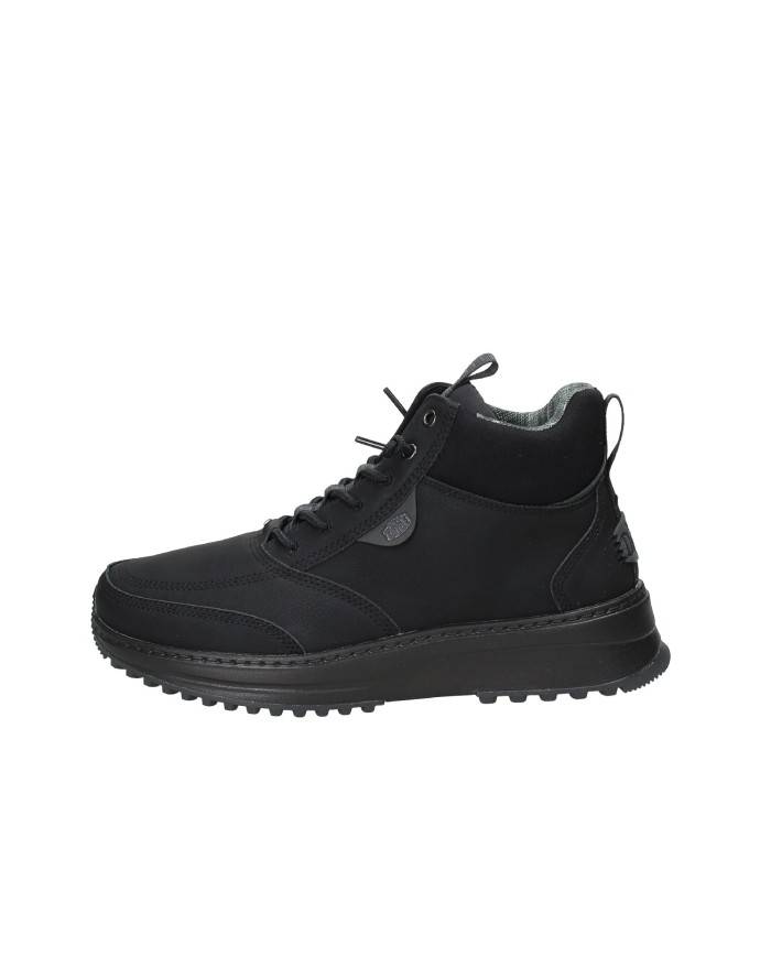 Hey Dude Shoes Tahoe Classic.060 Polacchino uomo in eco nabuk Nero Hey Dude Shoes Tahoe Classic.060 Polacchino uomo in eco nabuk Nero