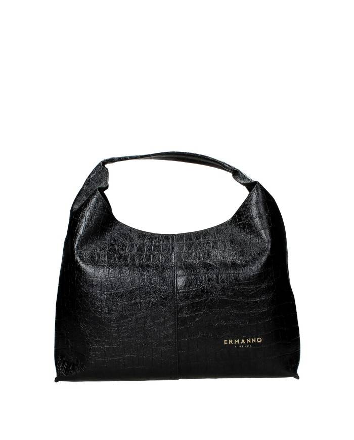 Ermanno Scervino 12402005 Borsa maxi in ecopelle stampa cocco Nero