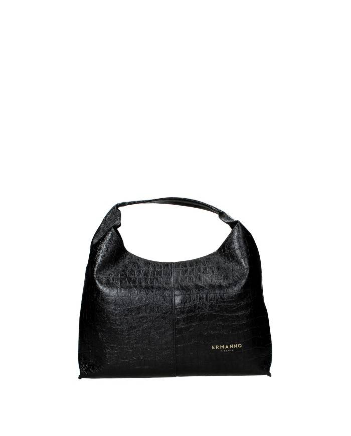 Ermanno Scervino 12402006 Borsa small in ecopelle stampa cocco Nero