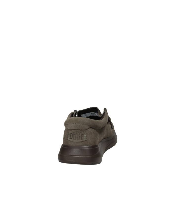 Hey Dude Shoes Wally comf.2ku Mocassino da uomo stile Ingegnere in camoscio premium Taupe Hey Dude Shoes Wally comf.2ku Mocassino da uomo stile Ingegnere in camoscio premium Taupe