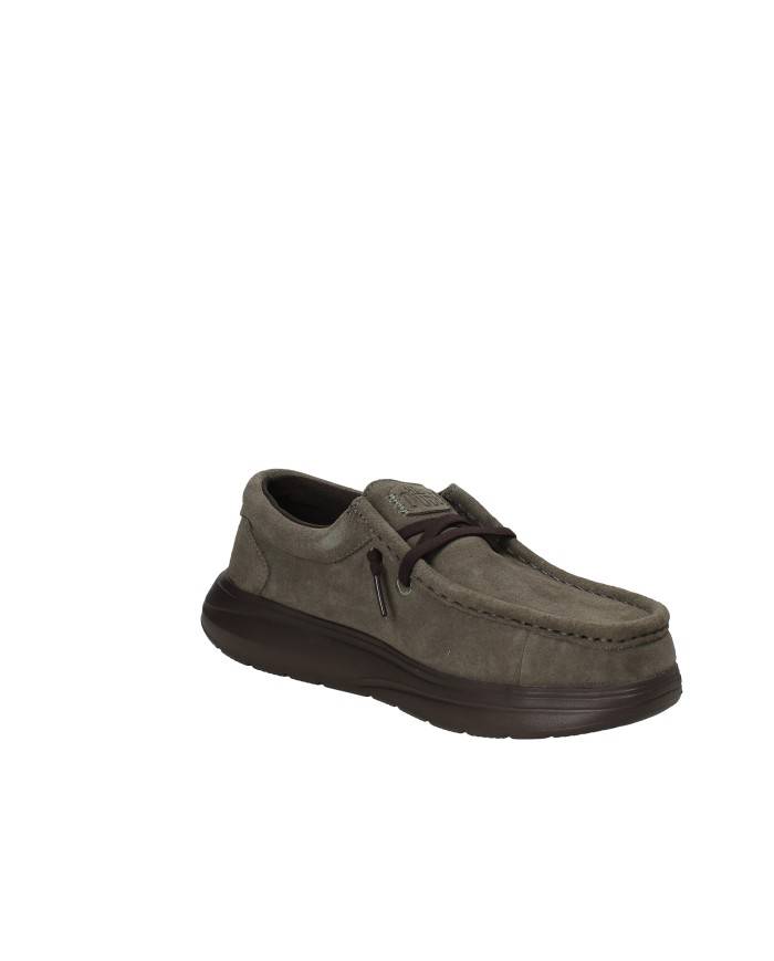 Hey Dude Shoes Wally comf.2ku Mocassino da uomo stile Ingegnere in camoscio premium Taupe Hey Dude Shoes Wally comf.2ku Mocassino da uomo stile Ingegnere in camoscio premium Taupe