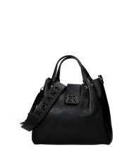 Ermanno Scervino 12401986 Borsa a spalla e a mano in ecopelle Nero Ermanno Scervino 12401986 Borsa a spalla e a mano in ecopelle Nero