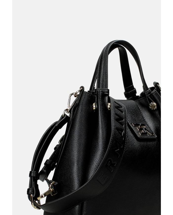 Ermanno Scervino 12401986 Borsa a spalla e a mano in ecopelle Nero Ermanno Scervino 12401986 Borsa a spalla e a mano in ecopelle Nero