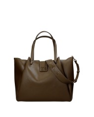 Ermanno Scervino 12401984 Borsa a spalla large in ecopelle Taupe Ermanno Scervino 12401984 Borsa a spalla large in ecopelle Taupe