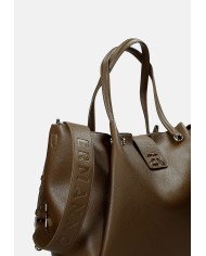 Ermanno Scervino 12401984 Borsa a spalla large in ecopelle Taupe Ermanno Scervino 12401984 Borsa a spalla large in ecopelle Taupe