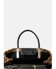 Ermanno Scervino 12402021 Borsa Large in ecopelle Leopardo