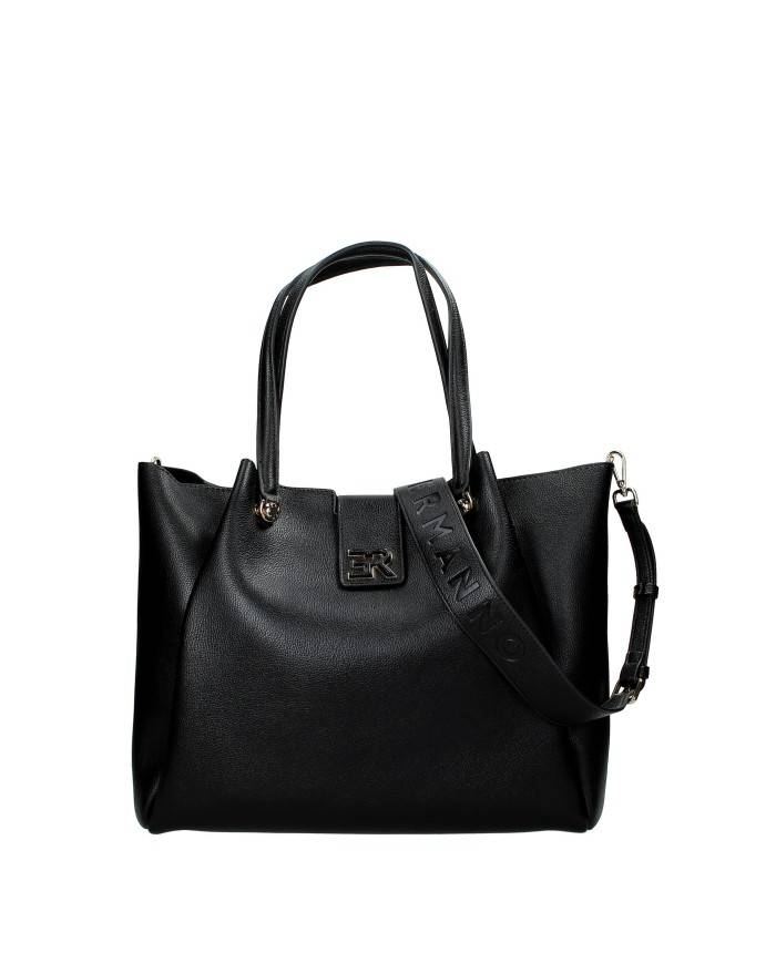 Ermanno Scervino 12401984 Borsa media a spalla e tracolla in ecopelle Nero Ermanno Scervino 12401984 Borsa media a spalla e tracolla in ecopelle Nero