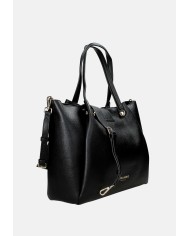 Ermanno Scervino 12401984 Borsa media a spalla e tracolla in ecopelle Nero