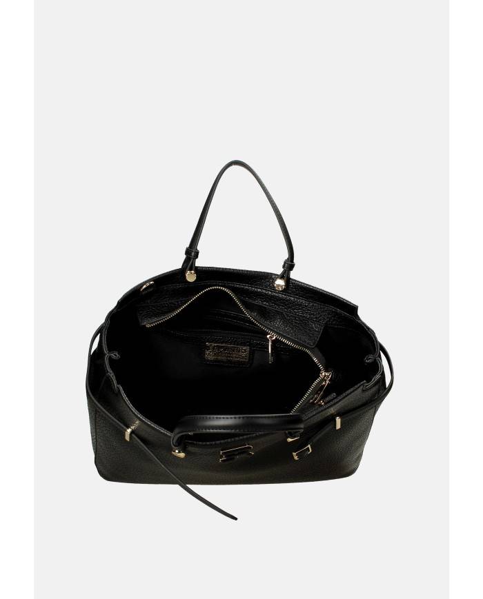 Ermanno Scervino 12401973 Borsa Large semirigida in ecopelle Nero