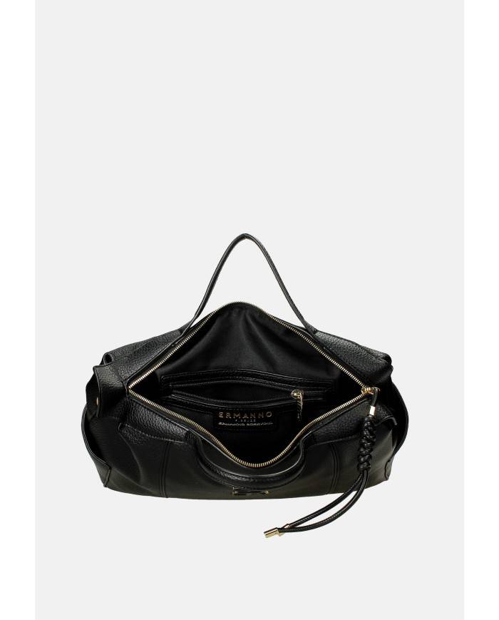Ermanno Scervino 12402047 Borsa grande a mano e tracolla in ecopelle Nero