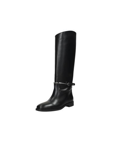 The Icona Emma65 Stivale stile cavalerizza in pelle Nero