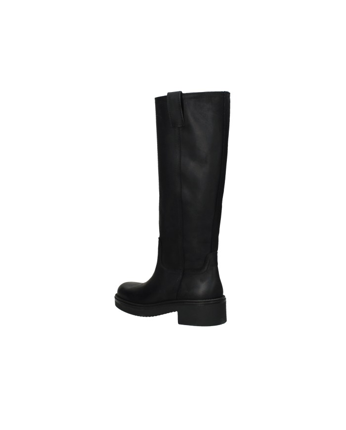 The Icona Polo40 Stivale tubolare stile equestre in nabuk Nero