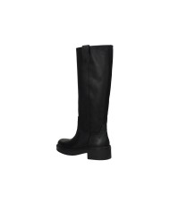 The Icona Polo40 Stivale tubolare stile equestre in nabuk Nero