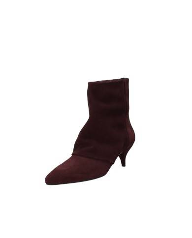 The Icona Sarah25 Tronchetto ghetta in camoscio Bordeaux