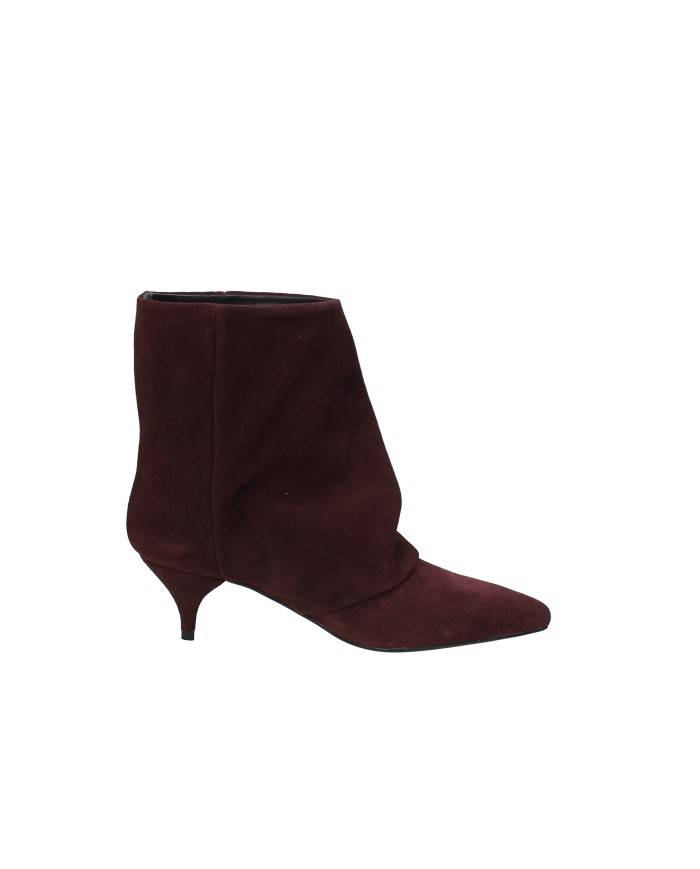 The Icona Sarah25 Tronchetto ghetta in camoscio Bordeaux