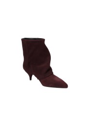 The Icona Sarah25 Tronchetto ghetta in camoscio Bordeaux