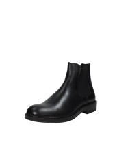 Pawelk's 22836.G Polacchino Beatles da uomo in pelle Nero