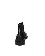 Pawelk's 22836.G Polacchino Beatles da uomo in pelle Nero