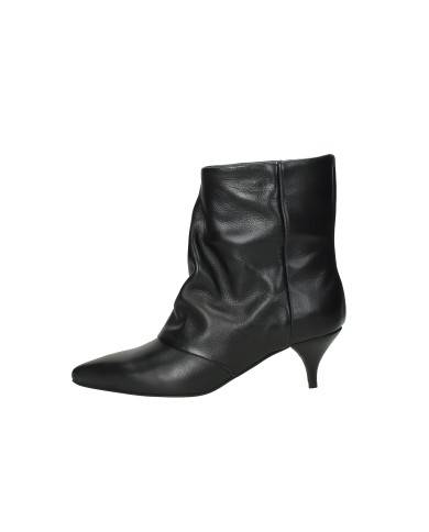 The Icona Sarah25 Tronchetto ghetta in pelle Nero