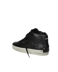 Crime London Sk8 Delux Mid.18152 Sneaker alta in pelle di vitello Nero