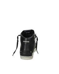 Crime London Sk8 Delux Mid.18152 Sneaker alta in pelle di vitello Nero