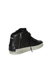 Crime London Sk8 Delux Mid.18152 Sneaker alta in pelle di vitello Nero
