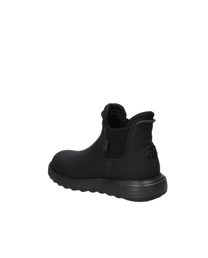 Hey Dude Shoes Branson Classic.001 Stivaletto da donna stile Beatles in ecopelle Nero