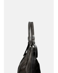 Ash Fiona Borsa donna due manici in vera pelle Grigio Scuro