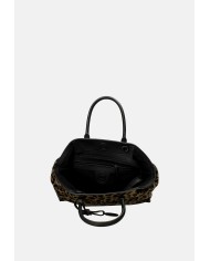 Ash Justine Borsa a mano e a tracolla in cavallino Verde Militare