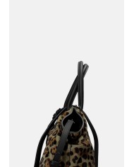 Ash Justine Borsa a mano e a tracolla in cavallino Verde Militare