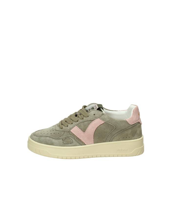 Victoria 1257127 Sneaker in camoscio Grigio e Rosa