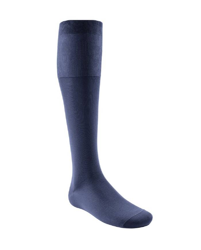 Dublo calze 0339L.051 Calza da uomo liscia in filo di scozia Blu