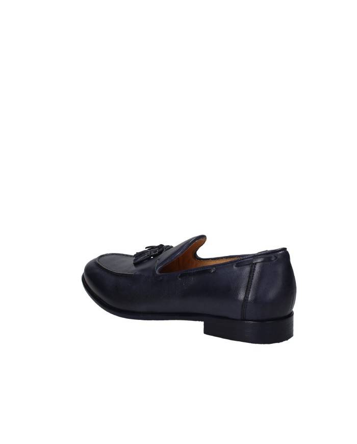 JP David 266-1 Mocassino uomo con nappe in pelle Blu